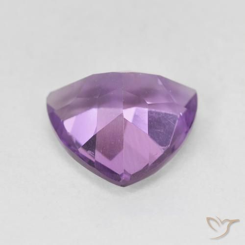 2.80克拉天然紫水晶，胖三角形，VVS-VS