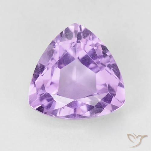 3.26克拉天然紫水晶，胖三角形，VVS-VS