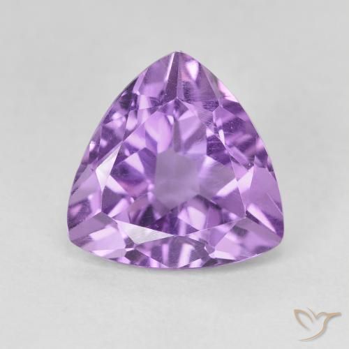 2.89克拉天然紫水晶，胖三角形，VVS-VS