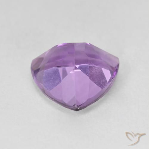 2.89克拉天然紫水晶，胖三角形，VVS-VS
