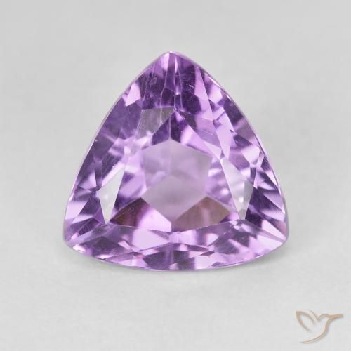 2.96ct 天然 紫色紫罗兰色 紫水晶, 胖三角形, VVS-VS