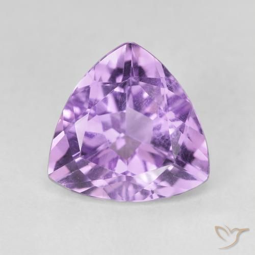 2.85ct 天然 中等紫罗兰色 紫水晶, 胖三角形, VVS-VS
