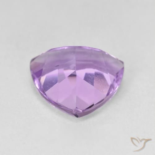 2.85克拉天然紫水晶，胖三角形，VVS-VS