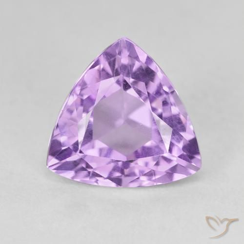 3.01克拉天然紫水晶，胖三角形，VVS-VS