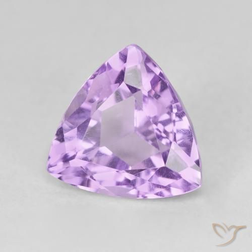 3.01克拉天然紫水晶，胖三角形，VVS-VS