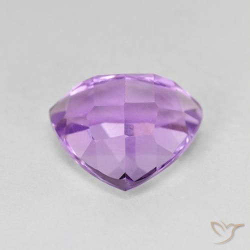 3.01克拉天然紫水晶，胖三角形，VVS-VS