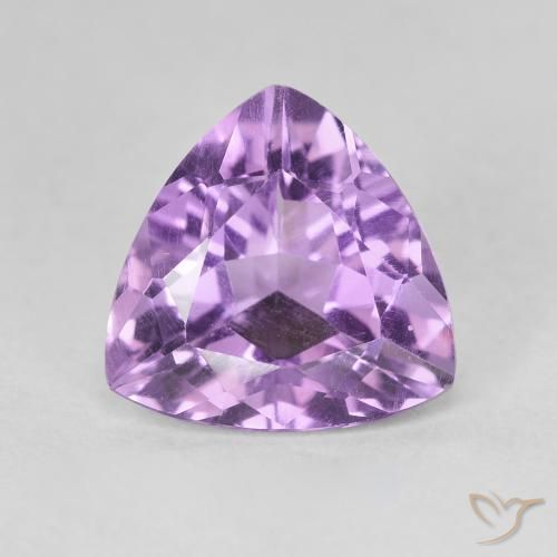 2.86ct 天然 中等紫罗兰色 紫水晶, 胖三角形, VVS-VS