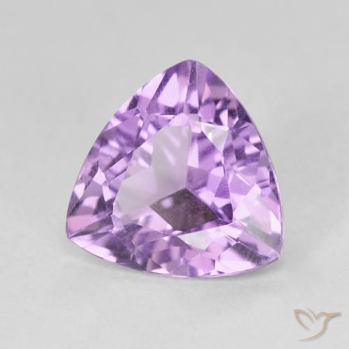 2.86克拉天然紫水晶，胖三角形，VVS-VS