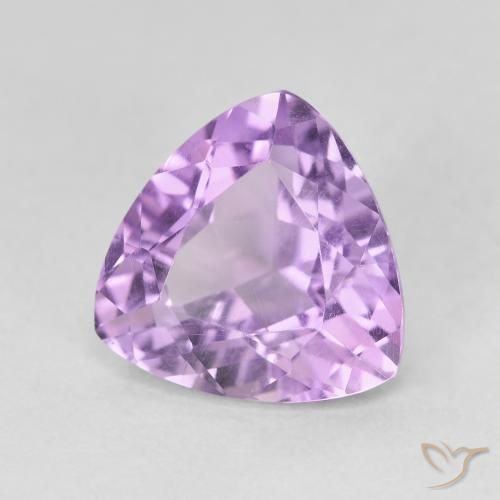 2.99克拉天然紫水晶，胖三角形，VVS-VS