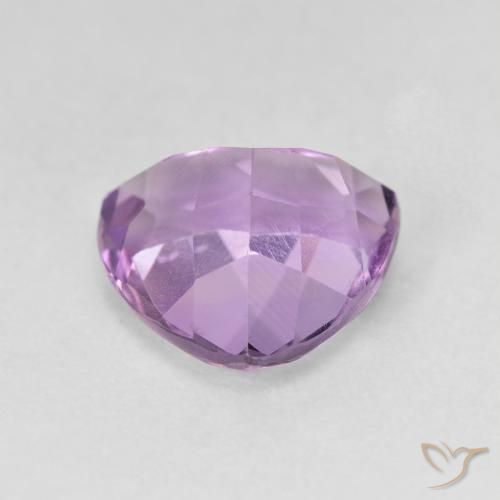 2.99克拉天然紫水晶，胖三角形，VVS-VS