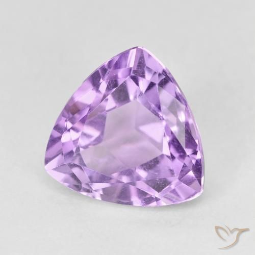 3.23克拉天然紫水晶，胖三角形，VVS-VS