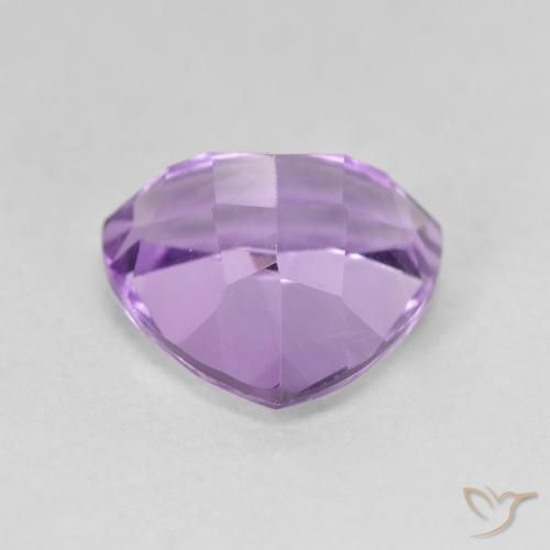 3.23克拉天然紫水晶，胖三角形，VVS-VS