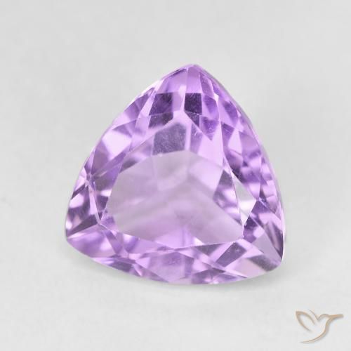 3.12克拉天然紫水晶，胖三角形，VVS-VS
