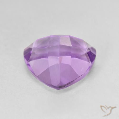 3.12克拉天然紫水晶，胖三角形，VVS-VS