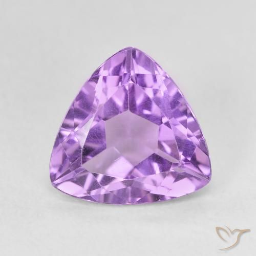 2.75ct 天然 中紫 紫水晶, 胖三角形, VVS-VS