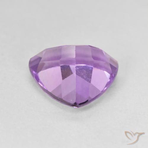 2.75克拉天然紫水晶，胖三角形，VVS-VS