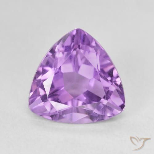 3.06克拉天然紫水晶，胖三角形，VVS-VS