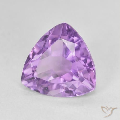3.06克拉天然紫水晶，胖三角形，VVS-VS