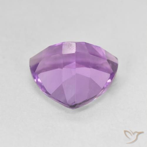 3.06克拉天然紫水晶，胖三角形，VVS-VS