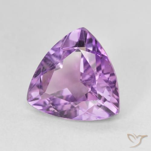 2.61克拉天然紫水晶，胖三角形，VVS-VS