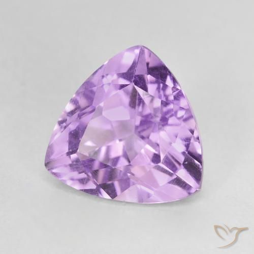 3.00克拉天然紫水晶，胖三角形，VVS-VS
