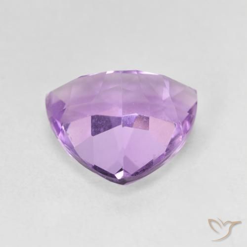 3.00克拉天然紫水晶，胖三角形，VVS-VS