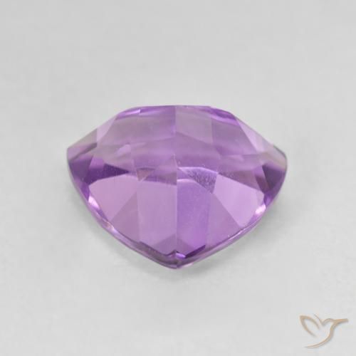 3.08克拉天然紫水晶，胖三角形，VVS-VS
