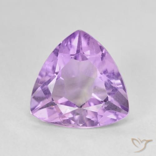 2.82克拉天然紫水晶，胖三角形，VVS-VS