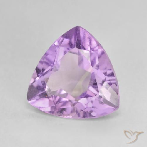 2.82克拉天然紫水晶，胖三角形，VVS-VS