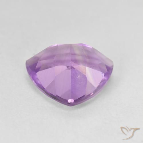 2.82克拉天然紫水晶，胖三角形，VVS-VS