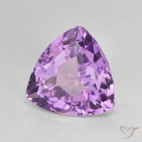 3.13克拉天然紫水晶，胖三角形，VVS-VS