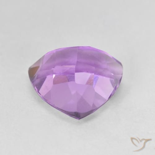 3.13克拉天然紫水晶，胖三角形，VVS-VS