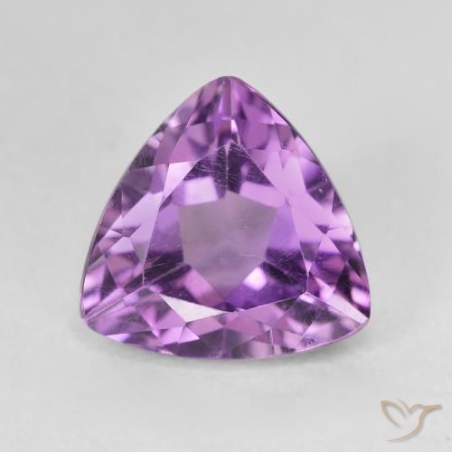 3.20ct 天然 Medium Light Purplish-Violet 紫水晶, 胖三角形, VVS-VS