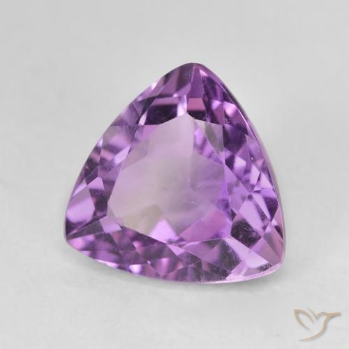 3.20克拉天然紫水晶，胖三角形，VVS-VS