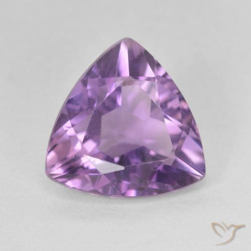 2.59ct 天然 深紫罗兰色 紫水晶, 胖三角形, VVS-VS