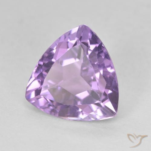 2.94克拉天然紫水晶，胖三角形，VS