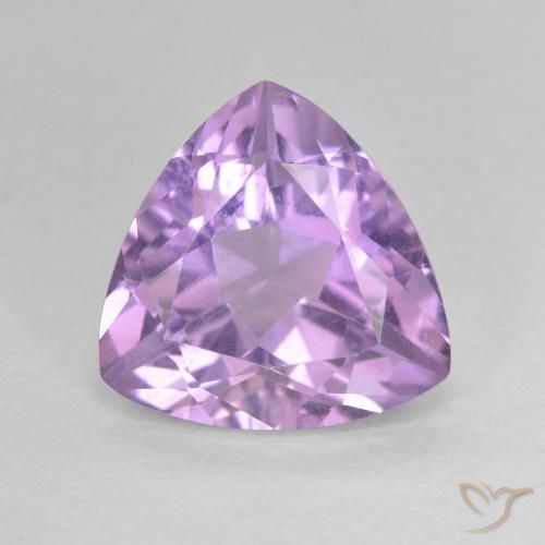 2.93ct 天然 粉紫罗兰色 紫水晶, 胖三角形, VS