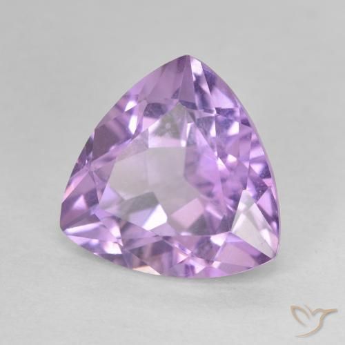 2.93克拉天然紫水晶，胖三角形，VS