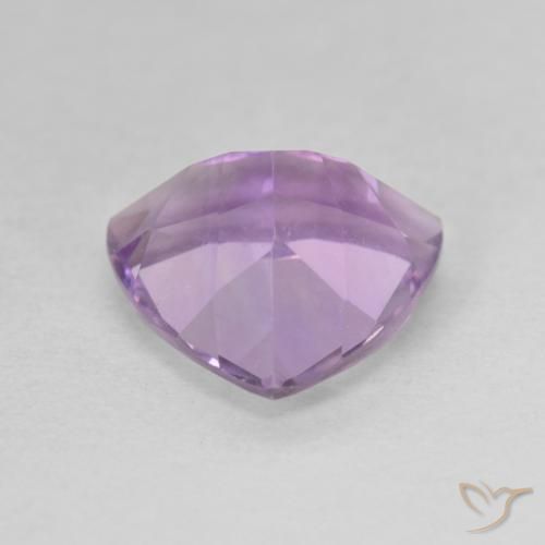 2.93克拉天然紫水晶，胖三角形，VS