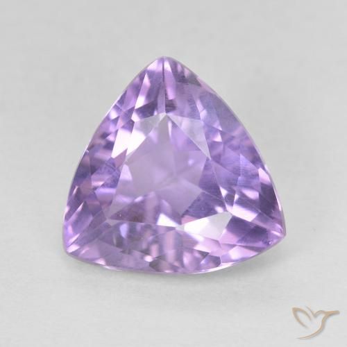 2.69ct 天然 浅紫罗兰色 紫水晶, 胖三角形, VS