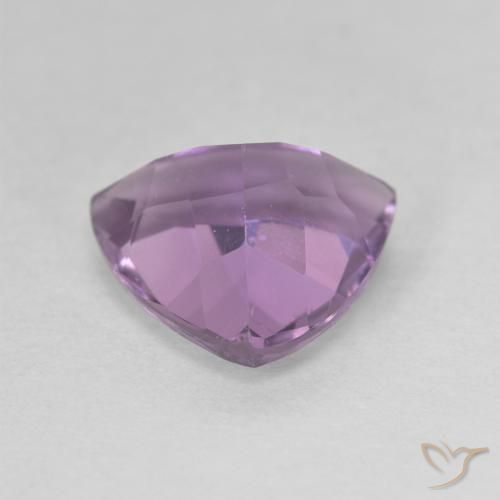 2.72克拉天然紫水晶，胖三角形，VS