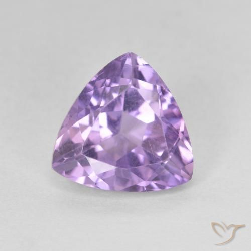 3.07克拉天然紫水晶，胖三角形，VS