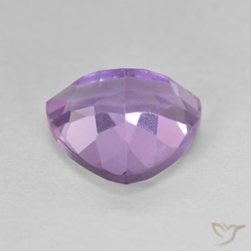 3.07克拉天然紫水晶，胖三角形，VS