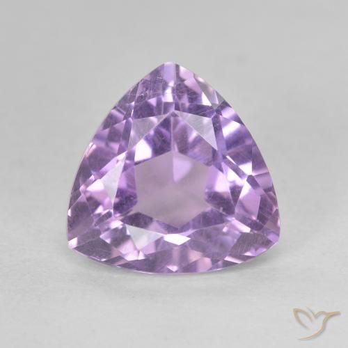 3.01ct 天然 中紫 紫水晶, 胖三角形, VS