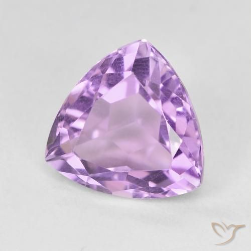3.37克拉天然紫水晶，胖三角形，VVS-VS