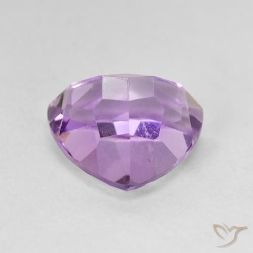 3.37克拉天然紫水晶，胖三角形，VVS-VS
