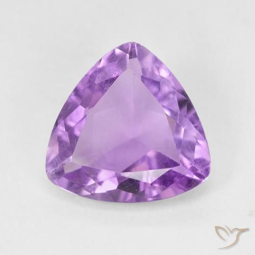 2.60ct 天然 紫色紫罗兰色 紫水晶, 胖三角形, VVS-VS