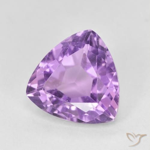 2.93克拉天然紫水晶，胖三角形，VVS-VS