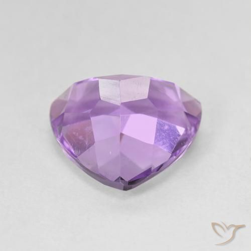 2.93克拉天然紫水晶，胖三角形，VVS-VS