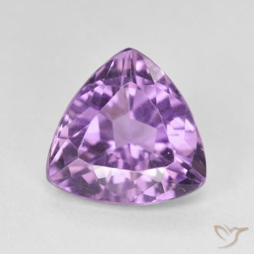 2.91克拉天然紫水晶，胖三角形，VVS-VS